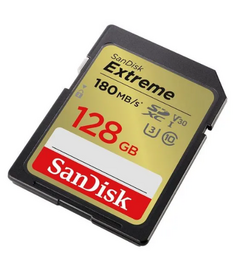 Cartão SanDisk SD 128Gb 150mb/s Extreme SDHC 4k - comprar online