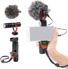 Microfone Mini Shotgun Greika Para Smartphone, Câmeras, Notebook Gk-vm01 - comprar online