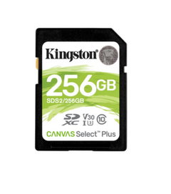 256GB SDHC Canvas Select Plus 100R C10 UHS-I U1 V10