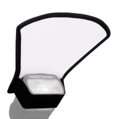 Rebatedor Universal para Flash Speedlite 2x1 Branco/Prata - comprar online