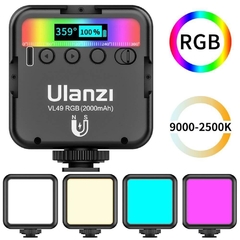 Iluminador de Led RGB para Câmeras / Celulares - Ulanzi VL49-RGB na internet