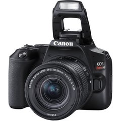 Câmera DSLR Canon EOS Rebel SL3, 24,1mp, 4K, Wi-Fi + Lente Ef-s 18-55mm IS STM
