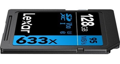 Cartão de Memória SDXC 128Gb Lexar 95mb/s 633x UHS-I V30 U3 4K-UHD PROFISSIONAL (Série BLUE) - comprar online