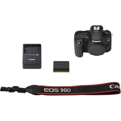 Câmera DSLR Canon EOS 90D, 32.5MP, 4K, Wi-Fi - loja online