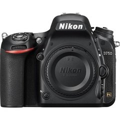 Câmera Nikon DSLR D750 FullFrame, 24,3 Mega pixels,WiFi, Gps, ISO 100-51.200 FX