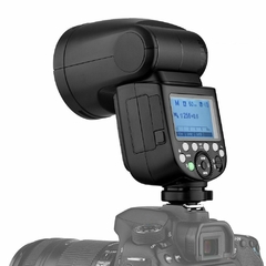 Flash Godox V1-N Cabeça Redonda TTL Speed Light Com Bateria Para Nikon