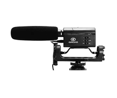 Microfone Direcional Condensador de Video GK-SM10 para Cameras DSLR - Greika - loja online
