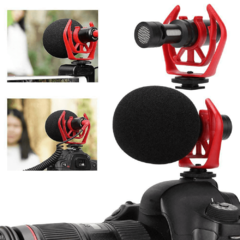 Microfone Shotgun Direcional LensGo DMM1 Condensador Universal para Câmeras e SmartPhones - loja online