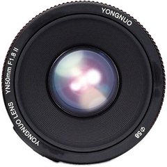 Lente Objetiva Yongnuo EF 50mm f/1.8 II para Canon na internet