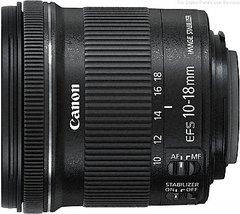 Lente Objetiva Canon EF-S 10-18mm f/4.5-5.6 IS STM - Foto Imagem Rio
