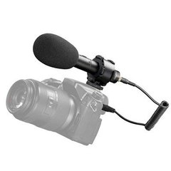 Microfone Condensador estéreo Shotgun Boya BY-PVM50