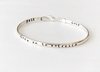Pulsera esclava grabada con cierre