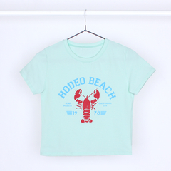 Remera Baby Tee Hodeo Beach - Remeras de moda femenina Isabellas basic