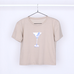 Remera Baby Tee Martini - Remeras de moda femenina Isabellas basic