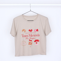 Remera Baby Tee Team merienda - Remeras de moda femenina Isabellas basic