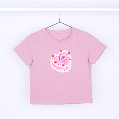 Remera Baby Tee Cake love you en internet