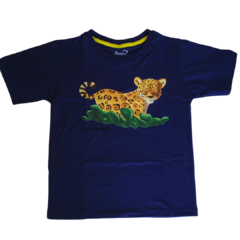 Camiseta infantil Onça-pintada - 100% algodão - comprar online