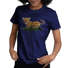 Camiseta adulta Onça-pintada - 100% algodão unissex - comprar online
