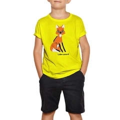 Camiseta infantil Lobo-guará - 100% algodão