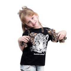 Camiseta infantil oncinha-pintada - 100% algodão - loja online