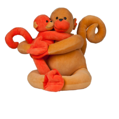 Macaco barrigudo - pequeno - cor bege - comprar online