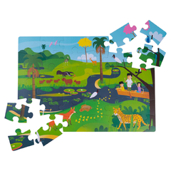 Quebra-cabeça gigante pantanal - 36 peças - comprar online