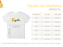 Camiseta infantil oncinha-pintada - 100% algodão - Sapotis | Produtos inspirados nos bichos do Brasil