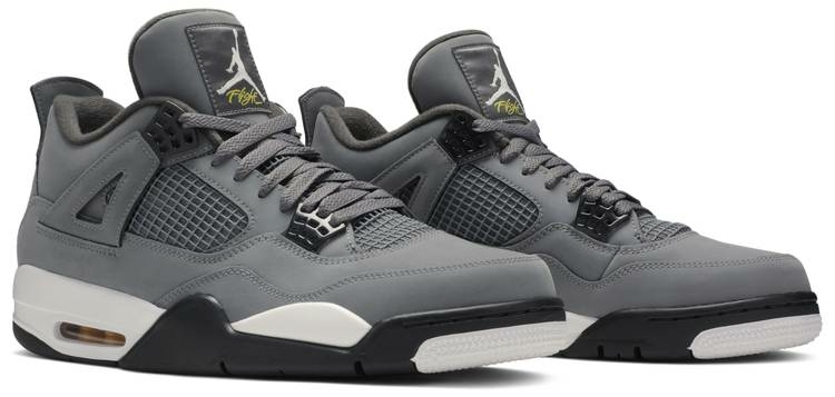 Jordan retro 4 grise hot sale