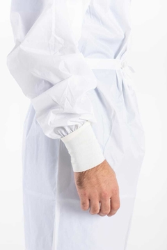 Camisolín impermeable reutilizable blanco - tienda online