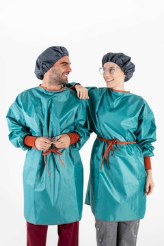 Camisolín impermeable reutilizable cian - comprar online