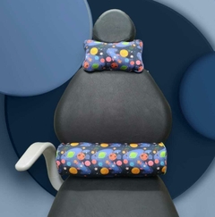 Juego de almohadones cervical y lumbar Infantil Lycra Espacio. en internet