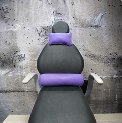 Juego de almohadones cervical y lumbar Ecocuero Violeta en internet