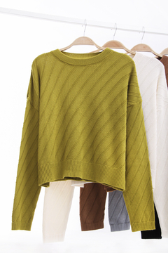 SWEATER CROP RELIEVE