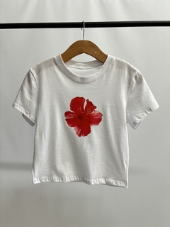 REMERA FLOR RED - comprar online