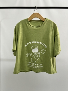 REMERA CROP AFTERNOON - tienda online