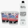 2 American Classic Straighteners 500g / 1kg and Neutralizing Shampoo 1L