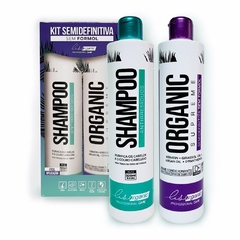 3 kits Progressiva Semi Definitiva Lisorganic - Cabelos Lisos sem uso de Formol (Shampoo+Ativo) - comprar online