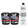 2 Alisamentos Americano Black 500g / 1kg e Shampoo Neutralizante
