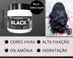 Hair Mask Troia Colors Black - Tone Activator - Troia Hair Cosmetics