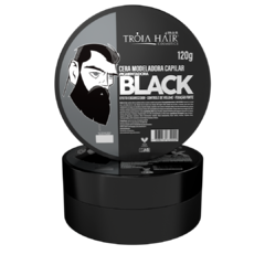 Kit Barber 4Man (5 Itens) para cabelo e barba - pomada black - Troia Hair Cosmetics
