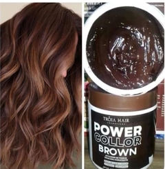 Perfect Brown Toning Mask 500g - Troia Hair - Troia Hair Cosmetics