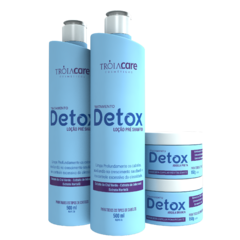 Kit Detox Care - Shampoo Condionador Máscara Troia Hair (4 itens)