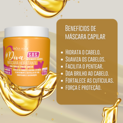 Máscara Diva & Spray Capilar Vinagre de Maçã - Troia Hair Cosmetics