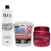Alisamento Americano Clássico & Shampoo Neutralizante & Máscara Qatar Restore