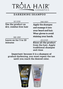 Kit Darkening Shampoo for Gray Hair and Beard - buy online
