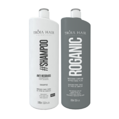 Roganic Brazilian Keratin Kit - Hair Smoothing Treatment by Troia Hair