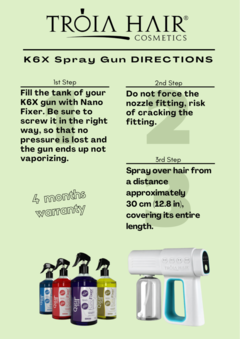K6x Spray Gun Troia Hair - online store