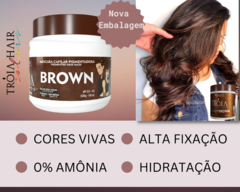Perfect Brown Toning Mask 500g - Troia Hair - buy online