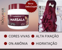 Hair Mask Troia Colors Marsala - Tone Activator - buy online