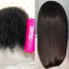Alisado Progresivo Semidefinitivo Orgánico Pink 1L & Kit Platinado para Cabellos Rubios - Troia Hair Cosmetics